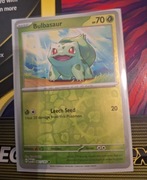 Karty Pokemon TCG Bulbasaur MEW 001 Reverse Holo