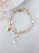 Naszyjnik z kamieni naturalnych i stali UNIKAT