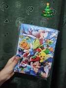 Skórzany  album na karty pokemon dla dzieci 