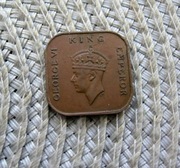 Malaje 1 Cent 1940r - Patyna