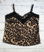 Bluzka Damska Na Ramiączkach Cameo Rose 14/L Panterka Idealna !