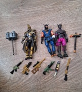 Oryginalne Fortnite zestaw 3 figurki + bronie