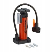 Pompka nożna czerwona z końcówkami 