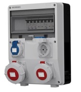 Rozdzielnica budowlana TD-S 32A 16A 2x230V IP65 Schuko Doktorvolt DV-6046-D