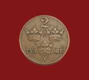 Moneta 2 ore 1937, Szwecja