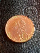 Moneta bez cyfry w dacie 10 zł  MICKIEWICZ z 1975 