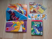 Pokemon McDonald’s 2024 ZESTAW karty TCG Charizard plakat naklejki
