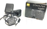 Aparat cyfrowy Nikon S9100 z ładowarką i pudełkiem 