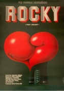 Plakat filmowy Rocky Edward Lutczyn numerowany sygnowany