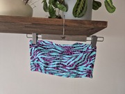 Bawełniany crop top bez ramiączek Pimkie collection S