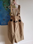 Spodenki na szelkach letnie dla chłopca ogrodniczki 116