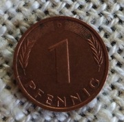 Niemcy RFN 1 pfennig 1989 D