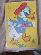 Puzzle PRL Kaczor Donald układanka 