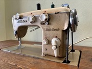 Zabytkowa Maszyna do szycia Kohler z oryginalnym stołem i akcesoriami 