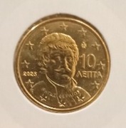GRECJA 10 CENTÓW 2025 - HOLDER
