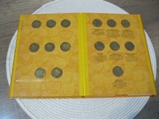 Monety 2z 2012 klaser 16 sztuk okazja komplet