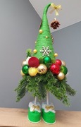 WYPRZEDAŻ!!!  Ręcznie robiona świąteczna choinka dekoracyjna.