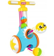 Zabawka pchacz i wyrzutnia piłeczek 