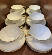 filiżanki porcelanowe 6 szt KPM Krister 201germany