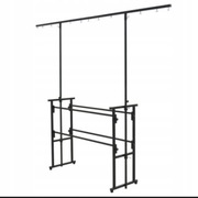 Stanowisko dla Dj'a + statyw oświetleniowy