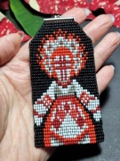 Brelok Motanka – amulet ludowy etno breloczek zawieszka do kluczy torebki 