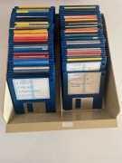 Gry dyskietki Commodore Amiga zestaw 70 szt