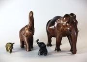 Słonie, słoniki, figurki, piękne.