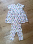 Sukienka i legginsy rozmiar 86 cool club