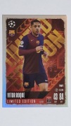 TOPPS MATCH ATTAX 2024 2025 LIMITED EDITION Vitor Roque FC BARCELONA LE10