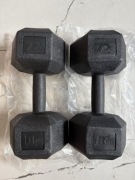 Hantle 2x10kg hex obciążenie