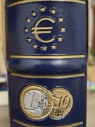 Leuchtturm Zestaw monet Euro 12 Państw od 1 centa do 2 euro album 2002 rok