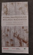Poznaj  najpiękniejsze  miejsca Mazowsza mapa obszarów chronionego krajobra