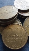Moneta Niemcy 20 fenigów 1969 NRD