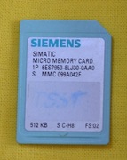 SIEMENS SIMATIC 512 KB KARTA PAMIĘCI 100% OK