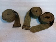 Pasy mocujące transportowe zaciskowe wojskowe PRL 3x3,5m x 6,5cm