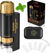 Miniaturowy mikroskop kieszonkowy dla dorosłych i dzieci, 60 x 120 x 5