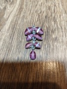 Wisior gronowy vintage art deco 