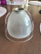 Podwójny klosz do lampy, duży gwint kod891