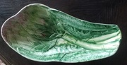 Piękny półmisek do szparagów Majolika Włochy