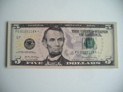 5 DOLARÓW USA Z GWIAZDKĄ 2017 A  UNC  CHICAGO