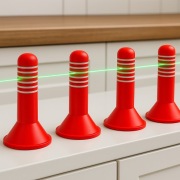 Pionki do poziomowania blatów i szafek – zestaw 4 szt. | Druk 3D | 65mm