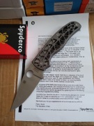 Nóż Spyderco Edgerati Szare Aluminium, CPM firmy Sal Glesser (C266ALP)