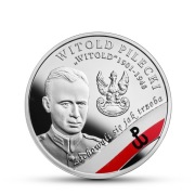 10 zł 2017 r. - Wyklęci Żołnierze Niezłomni - Witold Pilecki + folder