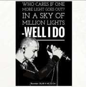 Obraz 30x45cm Chester Bennington LINKIN PARK (bez ramy) nr10