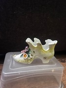 Figurka but / bucik z ceramiki / porcelany biskwitowej / biskwitu VINTAGE 