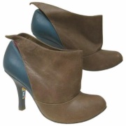 Irregular Choice nietypowe Szpilki botki 39 skórzane 