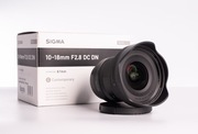Obiektyw system fuji x Sigma 10-18mm f2,8 DC DN