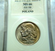 10 zl. Kościuszko 1966  MS66