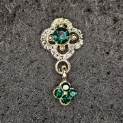 Ozdoby na paznokcie 3d, biżuteria z cyrkoniami, charms - 1szt.