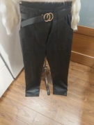 Spodnie z eco skóry